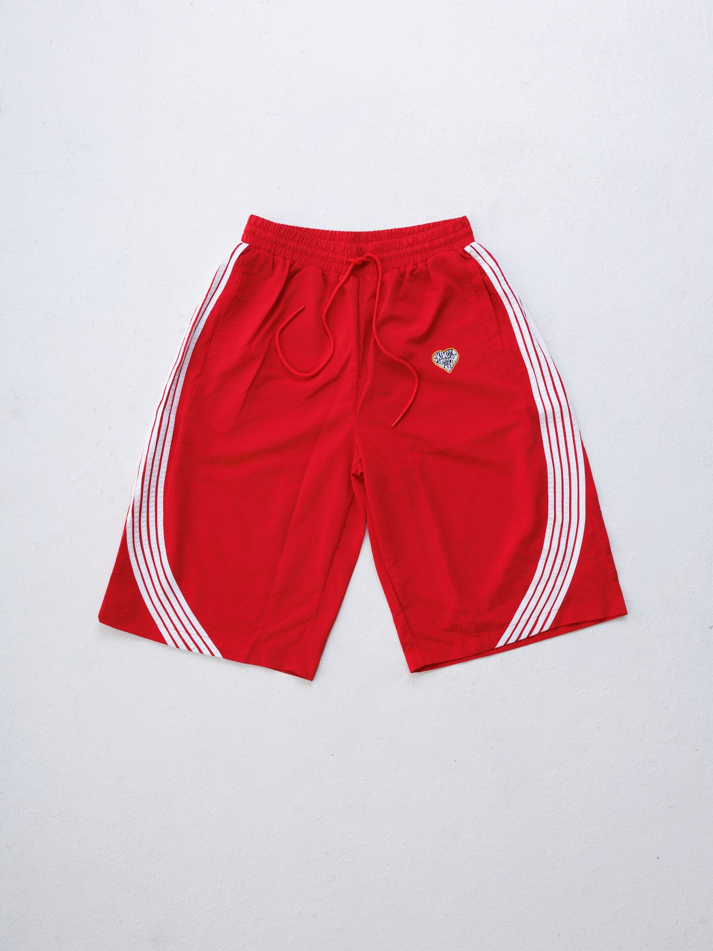Haiti '26 Nylon Racer Shorts - Red