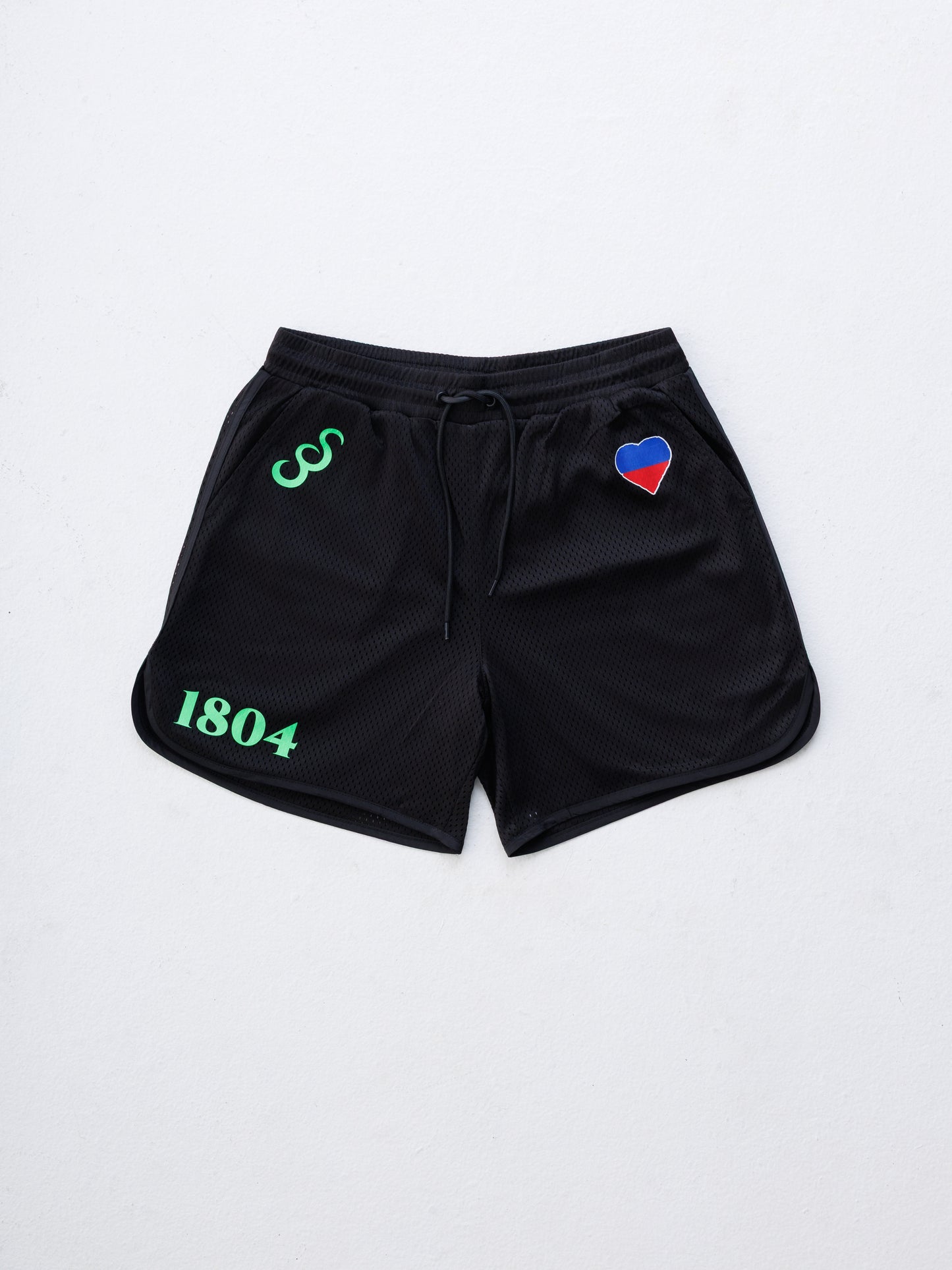 Haiti '26 Mesh Shorts - Black