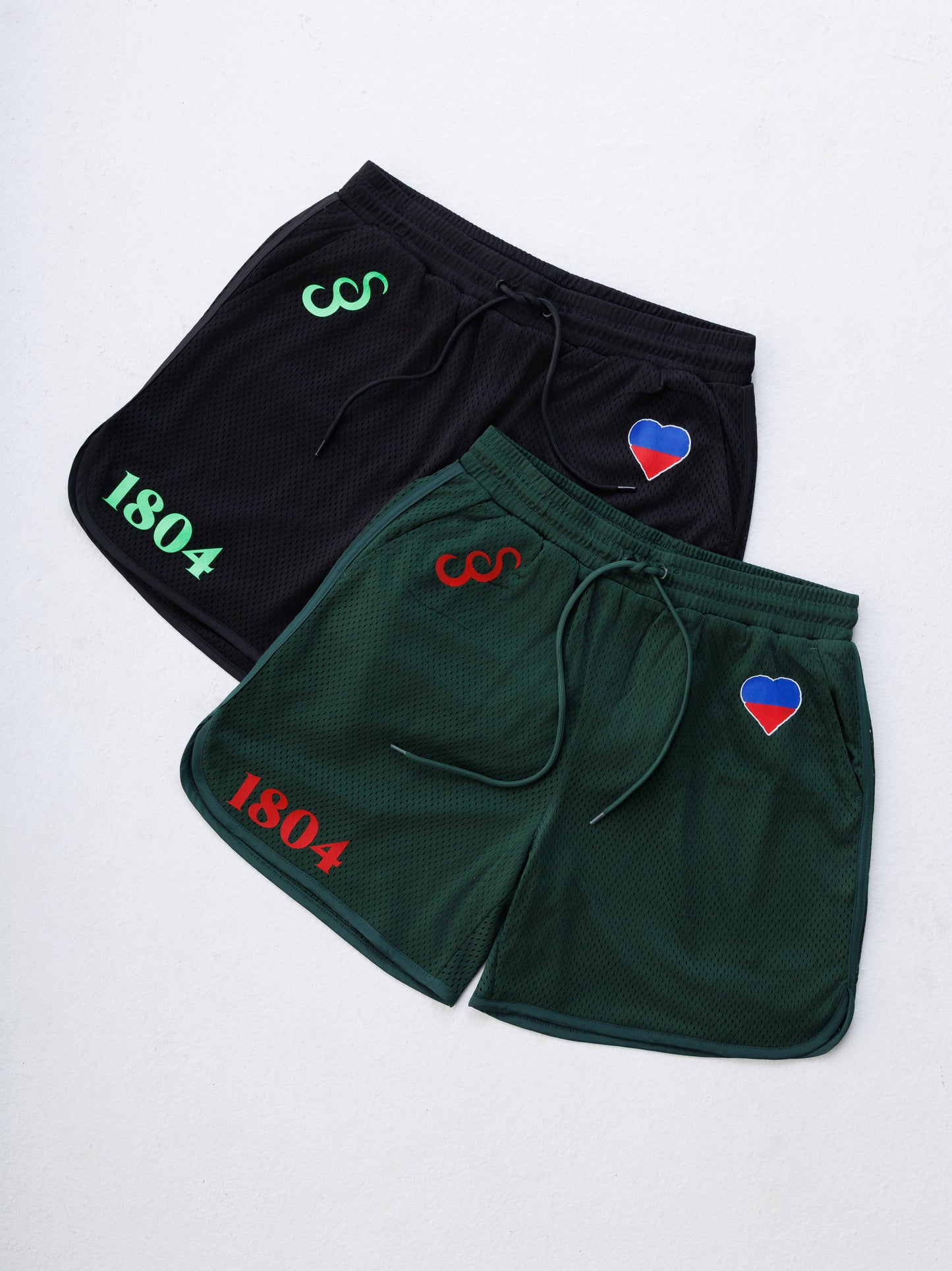 Haiti '26 Mesh Shorts - Black