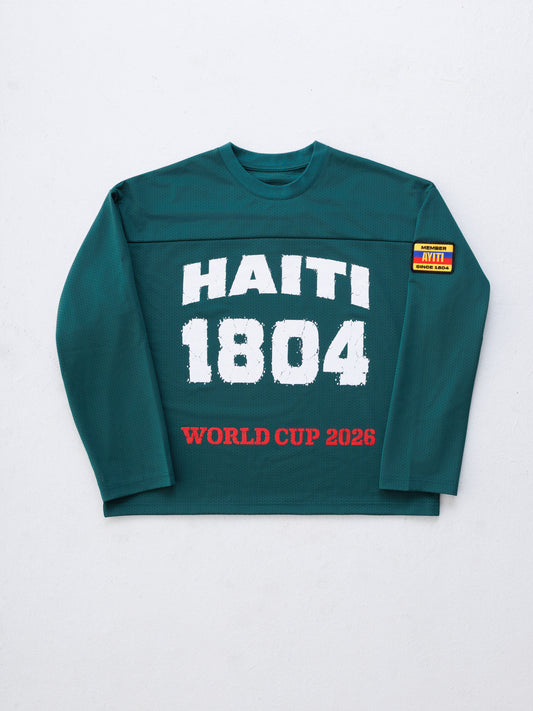 Haiti '26 Jersey - Forest Green